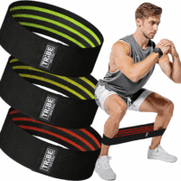 Fabric Resistance Bands for Legs - Workout Bands Resistance Bands for Men and Women - Booty Bands for Working Out - Exercise Bands Resistance Bands Set - Elastic Bands for Exercise