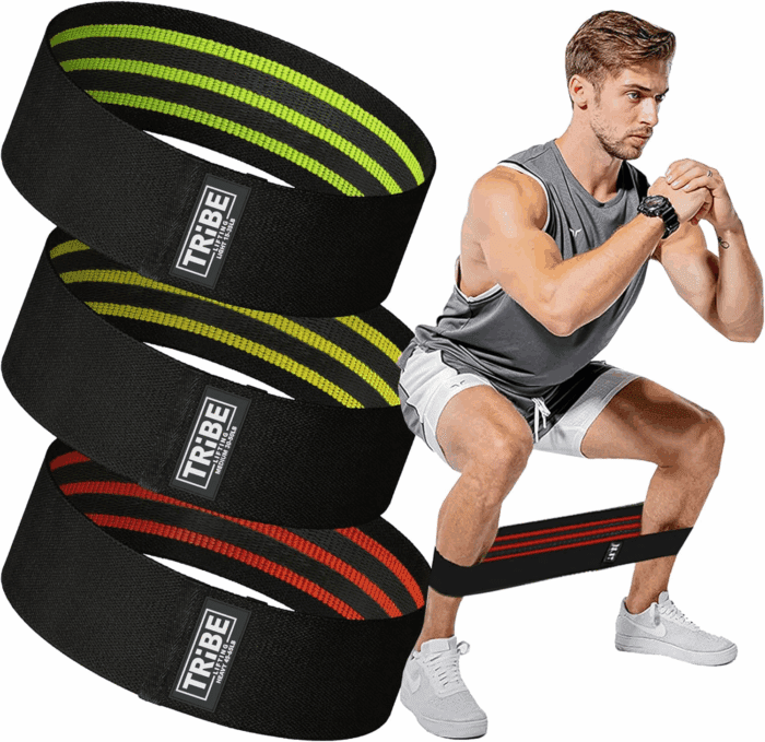 Fabric Resistance Bands for Legs - Workout Bands Resistance Bands for Men and Women - Booty Bands for Working Out - Exercise Bands Resistance Bands Set - Elastic Bands for Exercise