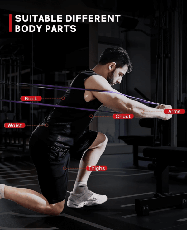 Pull up Assistance Bands, Resistance Band, Pull up Bands, Workout Band, Resistance Band Set, Exercise Band for Working Out, Muscle Training, Physical Therapy, Shape Body - Image 5