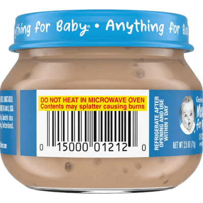 Mealtime for Baby 2Nd Foods Baby Food Jar, Chicken & Gravy, Non-Gmo Pureed Baby Food with Essential Nutrients, 2.5-Ounce Glass Jar (Pack of 20 Jars) - Image 5