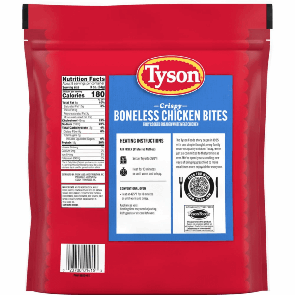 Any'Tizers Popcorn Chicken, Frozen Appetizers, 24 Oz - Image 3