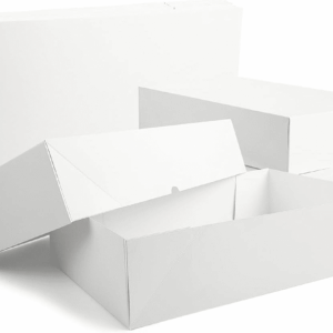 12 Premium Large Gift Boxes for Presents - Extra Large White Gift Boxes with Lids - 4-Inch Deep Large Gift Box Good for Robes and Bulky Items