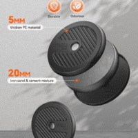 Adjustable Dumbbells, 20/30/40/45/70/90Lbs Free Weight Set with Connector, 5 In1 Dumbbells Set Used as Barbell, Kettlebells, Push up Stand, Weight Plate, Fitness Exercises for Home Gym Suitable Men/Women - Image 4
