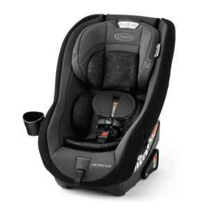 Contender Slim Convertible Car Seat, West Point, Space-Saving Design, Lightweight and Compact