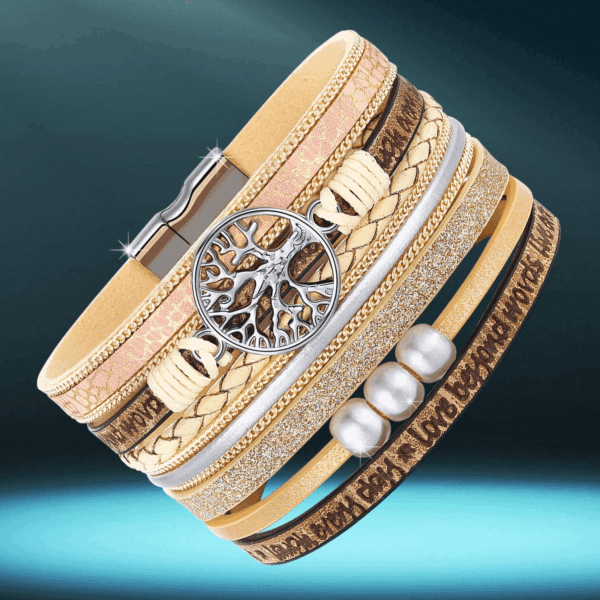 Inspirational Tree of Life Leather Bracelets for Women,Birthday Mothers Day Jewelry Gifts for Teen Girls - Image 7