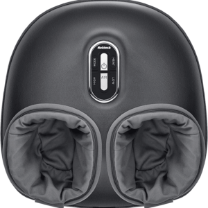 Shiatsu Foot Massager Machine with Soothing Heat, Deep Kneading Therapy, Air Compression, Improve Blood Circulation and Foot Wellness,Relax for Home or Office Use(Gray)