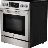Front Control Electric Range Oven with 5 Cooktop Elements with 7 Cooking Power Options, True Convection, Steam and Self Clean, Freestanding Oven, 4.8 Cu. Ft. Capacity Stainless Steel - Image 13