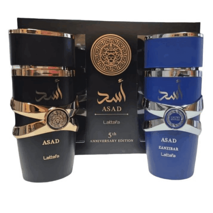 Asad 2 Piece Gift Set (EDP 3.4 Fl Oz + Asad Zanzibar EDP 3.4 Fl Oz) - Image 4