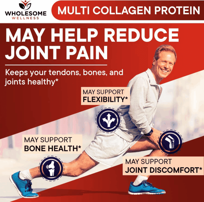Multi Collagen Protein Powder Hydrolyzed (Type I II III V X) Grass-Fed All-In-One Super Bone Broth + Peptides - Premium Blend of Beef, Chicken, Wild Fish, Eggshell, 58 Servings - Image 8