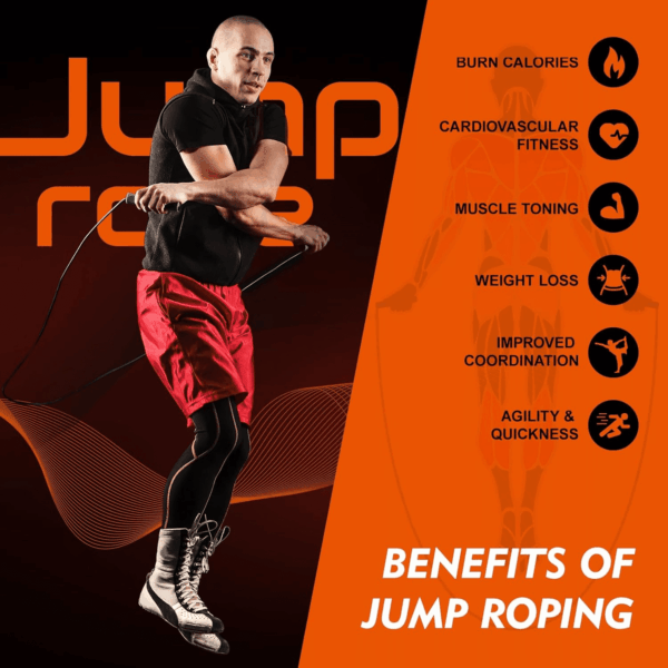 14 Pack Adjustable PVC Jump Rope for Cardio Fitness - Versatile Jump Rope for Women Men Kids Christmas Gift -Tangle-Free for Keeping Fit, Training, Workout - Image 5