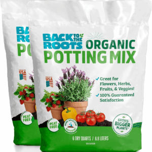 100% Organic Potting Mix (Value 12 Quart) | Premium Blend | Made in the USA