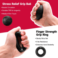 Grip Strengthener Forearm Strengthener Hand Grips Strengthener Kit - 5 Pack Adjustable Resistance - Image 4