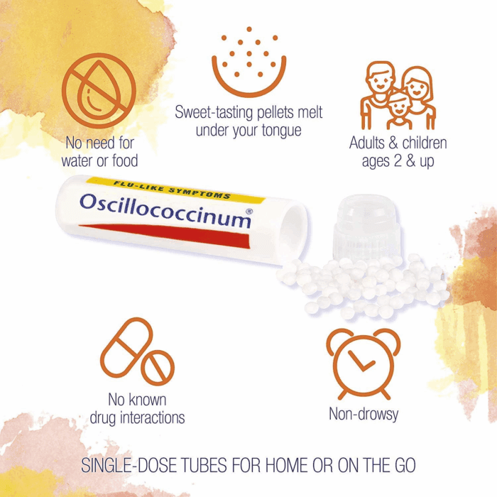 Oscillococcinum Homeopathic Medicine for Flu-Like Symptoms, White, 36 Count - Image 2
