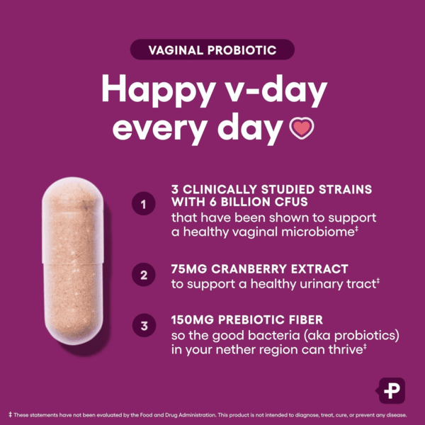 Vaginal Probiotics for Women - Ph Balance, Odor Control, Yeast Balance, Vaginal Flora & Feminine Health - 6B CFU with Organic Prebiotics and Cranberry Extract - 30 CT - Image 3