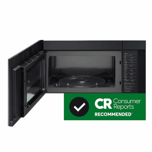 2.0-Cu Ft 29.88-In Over-The-Range Microwave with Sensor Cooking ( Printproof Black Stainless Steel ) - Image 2