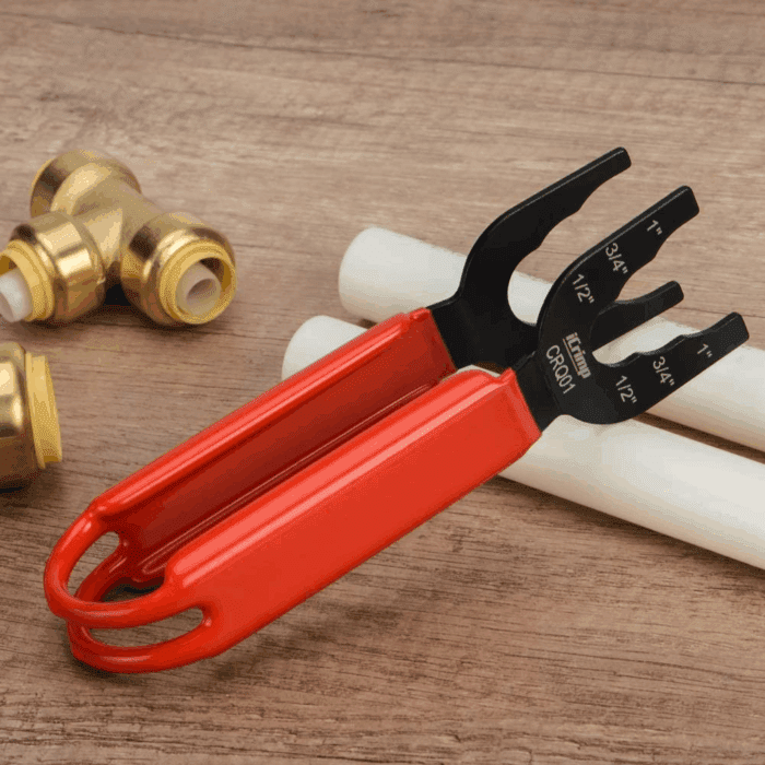 Icrimp CRQ01 Disconnect Tong Sized 1/2 Inch, 3/4 Inch, 1 Inch, Removal Tool Used for Demount Brass Push Fit, Push-To-Connect Fittings - Image 6