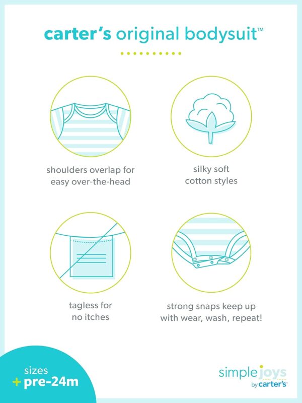 Baby-Boys 6-Pack Short-Sleeve Bodysuit - Image 10