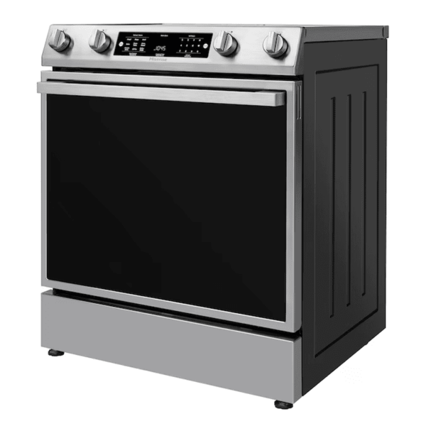 30-In Glass Top 5 Burners 5.8-Cu Ft Air Fry Convection Oven Slide-In Electric Range Stainless Steel ) - Image 16