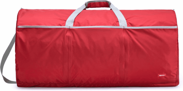 Large Duffel Bag (100L) for Travel, Travel Bag, with Multiple Zippered Pockets, Lightweight yet Durable Nylon Material, 50-Pound Weight Capacity, Red, 32.4"L X 16.9"W X 16.9"H