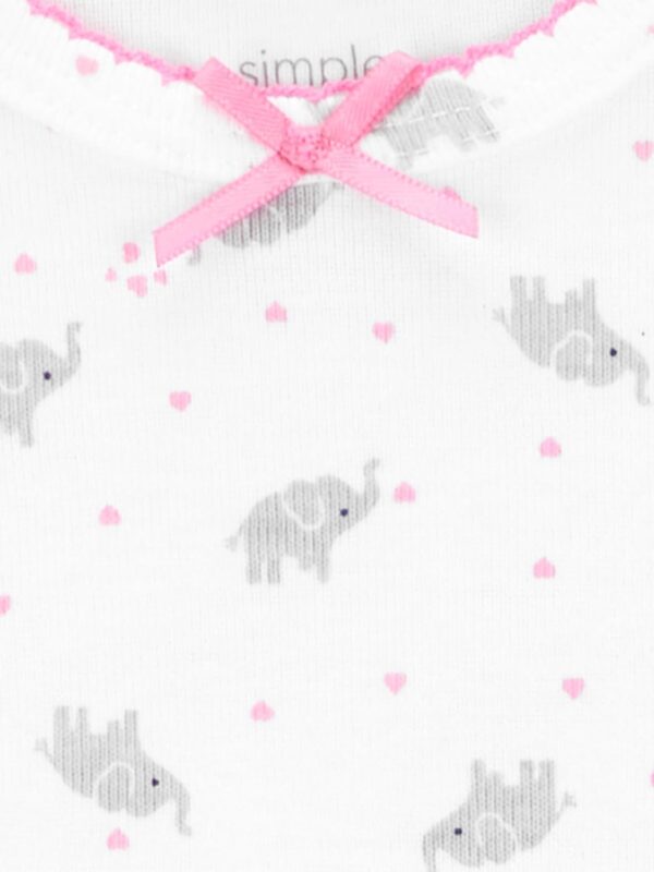 Baby Girls' 3-Pack Cotton Sleeper Gown - Image 6