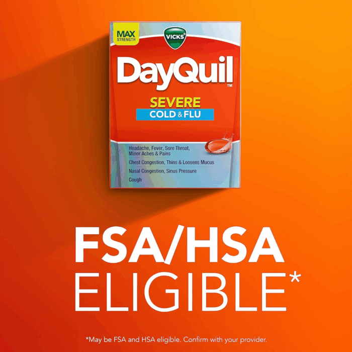 Dayquil Severe Cold, Flu & Congestion Medicine, Liquicaps, Maximum Strength Orange, 24 Count - Image 6
