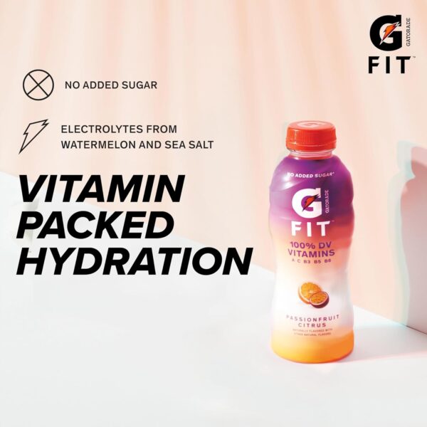 Fit Electrolyte Beverage, Healthy Real Hydration, New 2.0 4 Flavor Variety Pack, 16.9.Oz Bottles (12 Pack) - Image 8