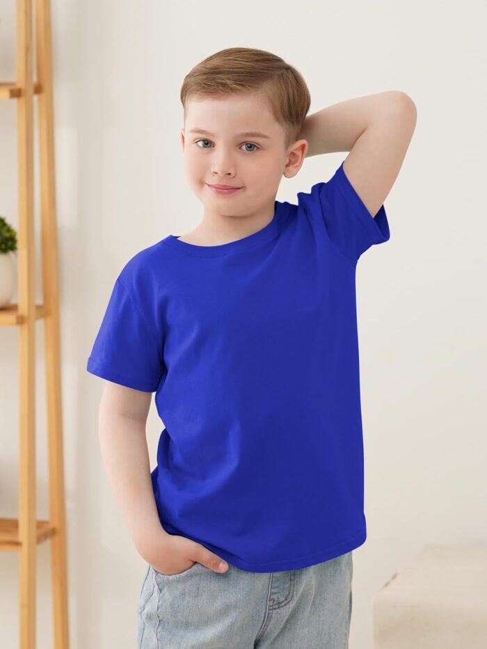 5 Pack Boys Shirts Short Sleeve Shirts for Boys Cotton T-Shirts Kids Toddler Tshirts Tees Clothes Summer Tops - Image 5