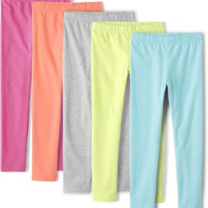 Girls' Assorted Leggings 5 Pack