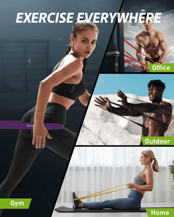 Resistance Bands, Pull up Exercise Bands, Workout Bands for Fitness Training, Body Stretching, Physical Therapy, Muscle Training - Image 5