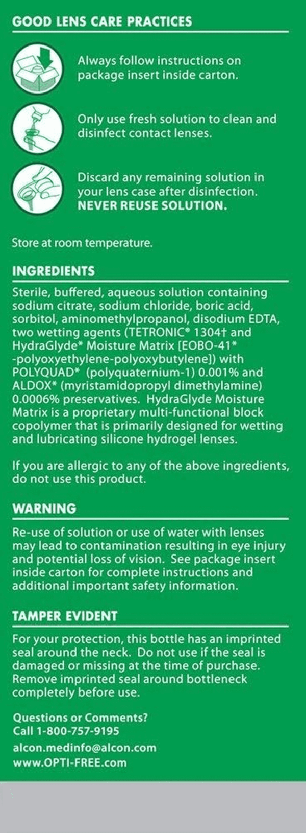 Puremoist Multi-Purpose Contact Lens Cleaning and Disinfecting Solution with Lens Case, 20 Fl Oz (Pack of 2- 10Oz Bottles) - Image 7