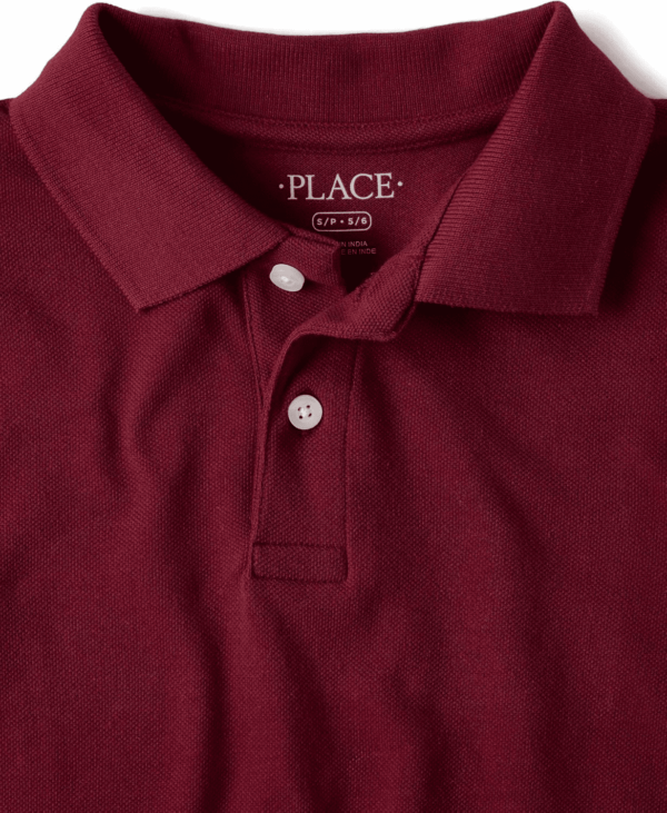 Boys' Uniform Short Sleeve Pique Polo - Image 2