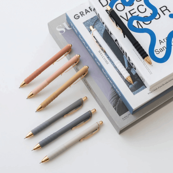 Ballpoint Pens Black Ink Ball Point Pen with Super Soft Grip Medium Point 1.0Mm Office Pens (Gold 12-Count) - Image 7