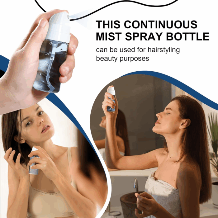 2 Pack 60ML Small Spray Bottle, Portable Refillable Travel Spray Bottle for Hair, Cleaning, Beauty, Fine Mist, Leak Proof, Lt. Blue and Lt. Green - Image 7