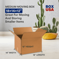 Moving Boxes Medium 18"L X 14"W X 12"H 10-Pack | Corrugated Cardboard Box for Shipping, Mailing, Packing, Packaging and Storage 18X14X12 - Image 2