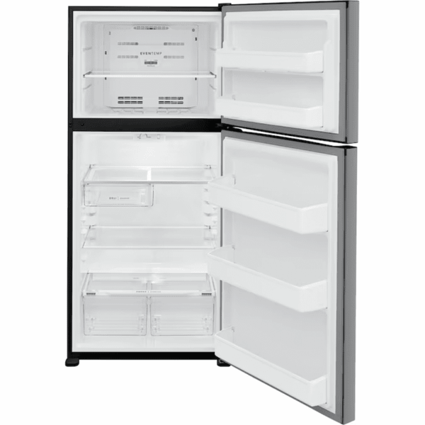 18.3-Cu Ft Top-Freezer Refrigerator ( Easycare Stainless Steel ) Garage Ready - Image 2