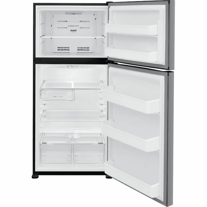 18.3-Cu Ft Top-Freezer Refrigerator ( Easycare Stainless Steel ) Garage Ready - Image 2