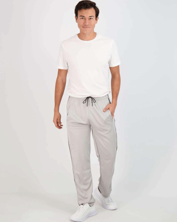 3 Pack: Men'S Mesh Athletic Gym Workout Lounge Open Bottom Sweatpants with Pockets (Available in Big & Tall) - Image 5