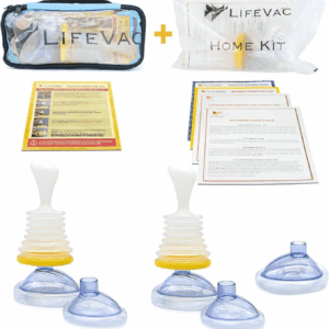 Home & Blue Travel Kit Combo - Portable Suction Rescue Device, First Aid Kit for Kids and Adults, Portable Airway Suction Device for Children and Adults