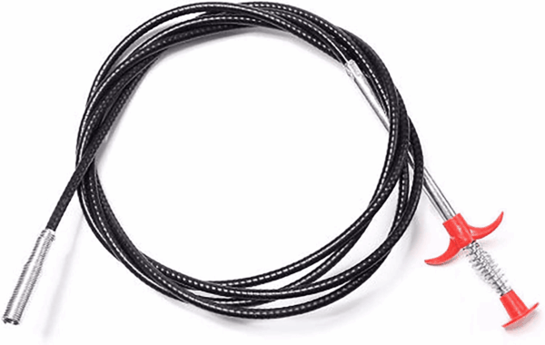 Drain Snake, Drain Clog Remover - Gutter Cleaning Tools Drain Cleaner for Toilet Sewer Shower Kitchen Bathroom Tub Clogged Drains Opener Cleaning Tool, Flexible Grabber Claw Pick up Reacher (79 Inch)