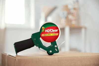 HD Clear Packing Tape Dispenser – Tape Gun with 1 Roll of Heavy Duty Shipping and Moving Tape - Clear Strong Packaging Tape for Boxes, Packing and Moving Supplies - 1.88 In. X 50 Yards - Image 7