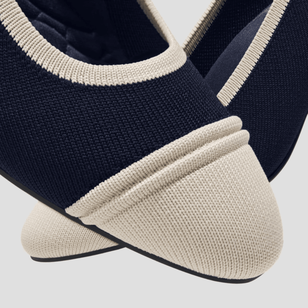Julie Pro Women'S Chic Retro-Inspired round Toe 4.5Cm/ 1.77”High Heels Slip on Dress Chunky Pumps Ideal for Commuting, Socializing, Partyround-Toe Chunky Heels - Image 3