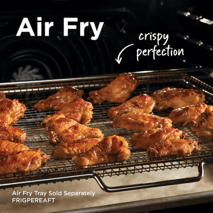 Gallery 30-In Glass Top 5 Burners 6.2-Cu Ft Air Fry Convection Oven Slide-In Electric Range Fingerprint Resistant Stainless Steel ) - Image 5