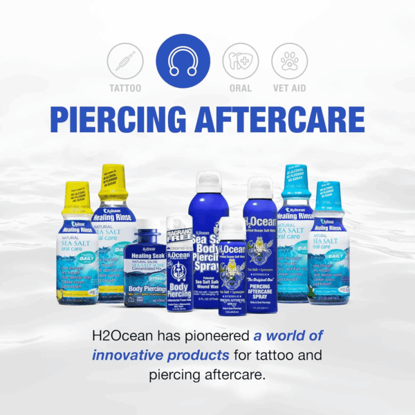 Piercing Aftercare Spray, Sea Salt Spray for Piercing Care, Organic Ear, Nose, Navel, Oral & Body Piercing Spray – 1.5Oz - Image 6