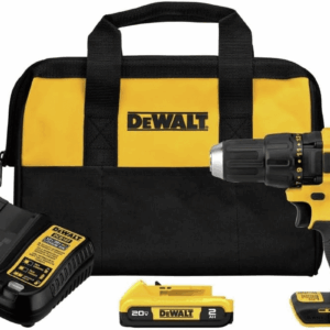20V MAX Cordless Drill Driver, 1/2 Inch, 2 Speed, XR 2.0 Ah Battery and Charger Included (DCD777D1)