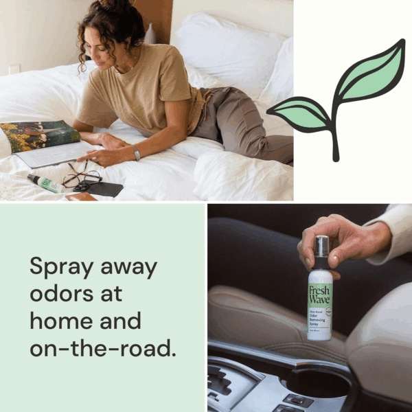 Odor Eliminator Spray & Air Freshener, 2 Fl. Oz. Travel Size (Pack of 2) - Image 3