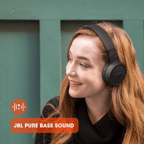 Tune 510BT - Bluetooth Headphones with up to 40 Hours Battery, Microphone for Call, Foldable and Comfortable, Android and Ios Compatible (Black) - Image 4
