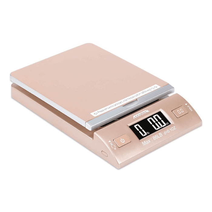 Gold 86Lbs Digital Shipping Postal Scale with Batteries and AC Adapter - Image 2