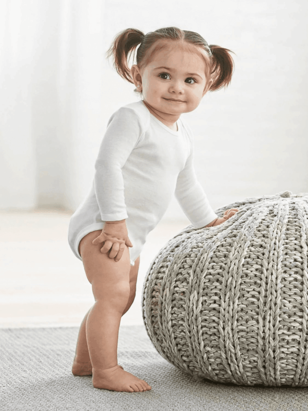 Unisex-Baby Multi-Pack Long-Sleeve Onesies Bodysuit Mitten Cuff Sizes - Image 2