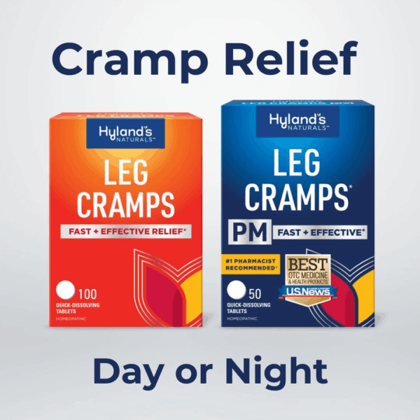 , Leg Cramps PM Tablets, Nighttime Formula, Natural Relief of Calf, Foot and Leg Cramps at Night, Quick Dissolving Tablets, 50 Count - Image 4