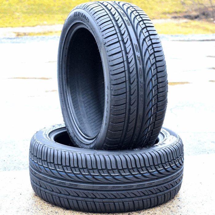 Set of 2 (TWO)  HP108 All-Season Passenger Car Performance Radial Tires-205/60R16 205/60/16 205/60-16 92H Load Range SL 4-Ply BSW Black Side Wall UTQG 380AA
